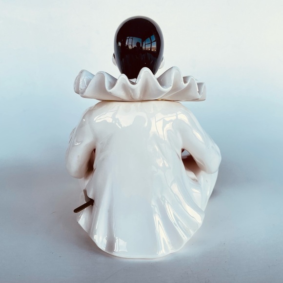 Rare Vintage Taste Setter by SIGMA Pierrot with Heart Ceramic Clown Music Box - Picture 5 of 17